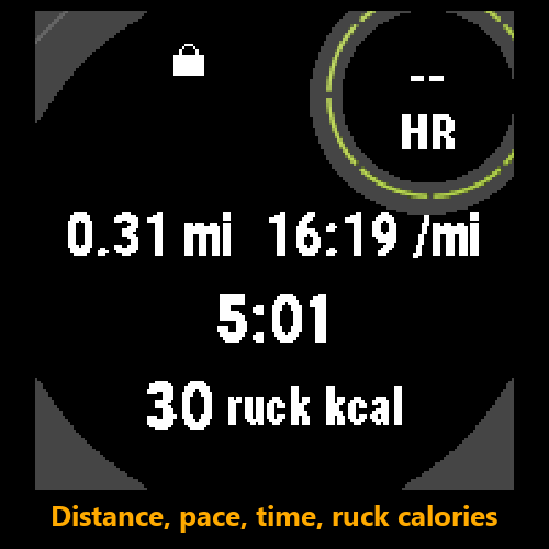 Ruck: Rucking Tracker · Screenshot 1