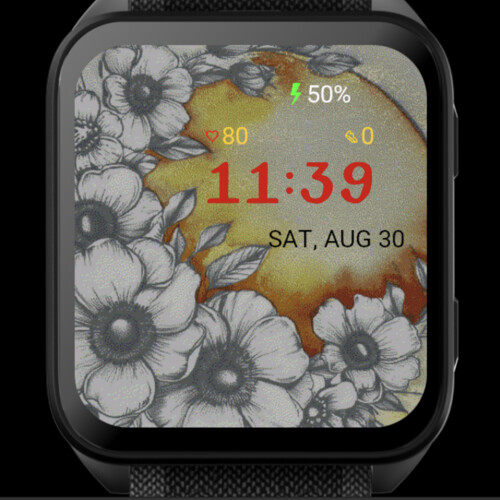 Sunset Bloom Flower – Watercolor · Screenshot 0