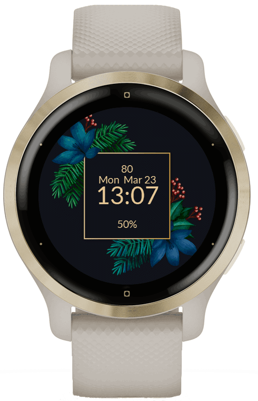 Golden Frame With Flowers · Screenshot 3