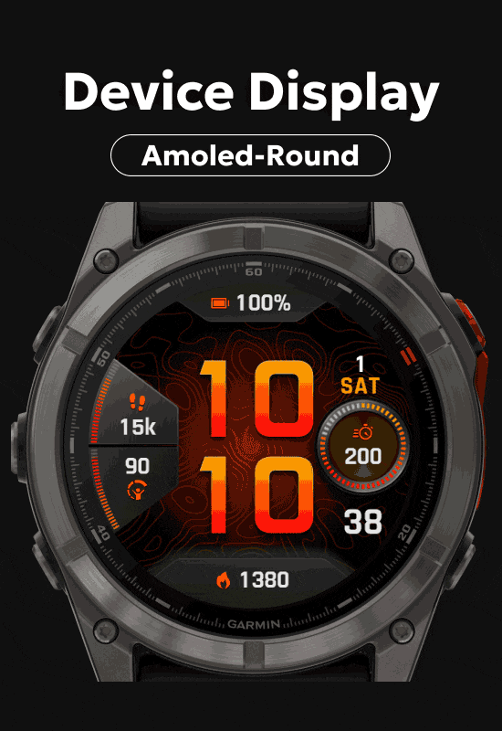 Garmin All Stars – fēnix 8 Pro Forge watch face screenshot 4