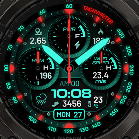 Fenix 8 - SURGE NIGHT · Screenshot 1