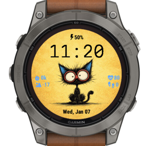 Nerdy Cat on Yellow · Screenshot 0