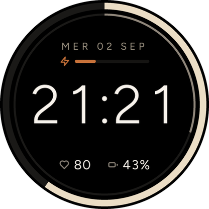 Rings - AMOLED Always-On Watch Face · Screenshot 2