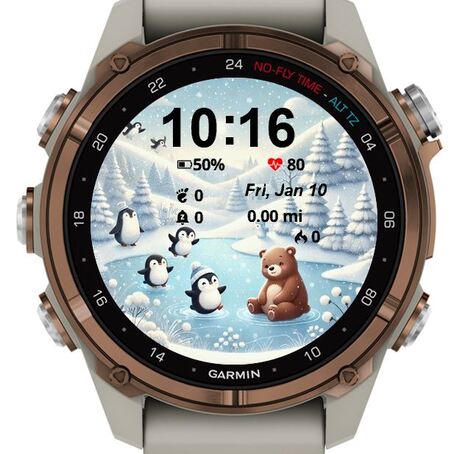Winter Penguins and Bear · Screenshot 0
