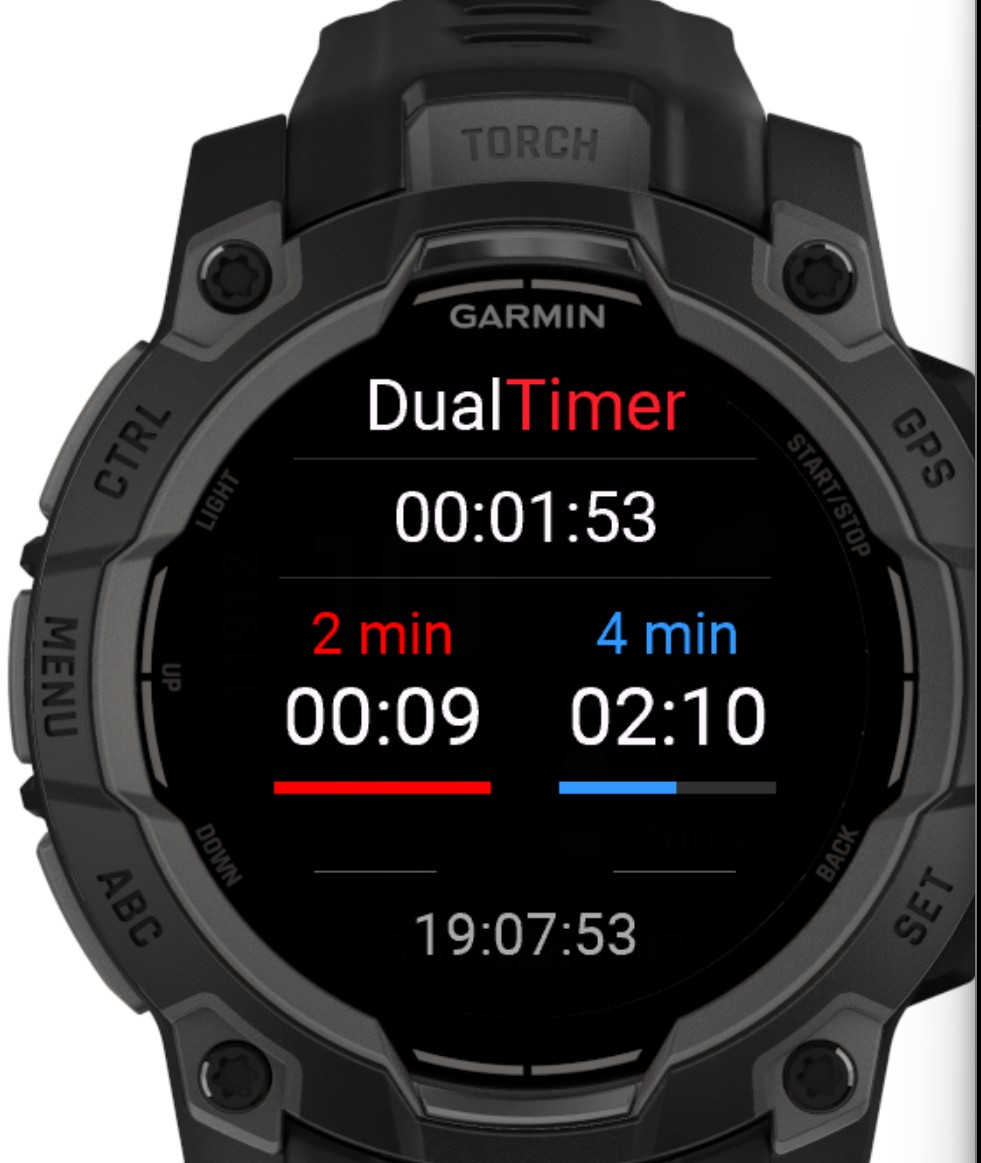 Dual Interval Timer · Screenshot 1