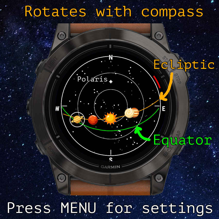 Planet Compass - offline sky view 4