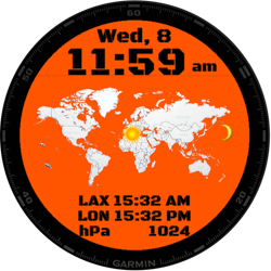 Timezone Map Day & Night · Screenshot 2