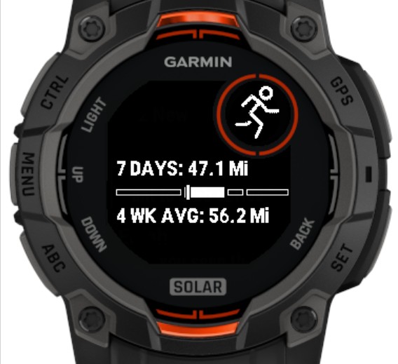 7-day Running Widget w/ Complication · Screenshot 2