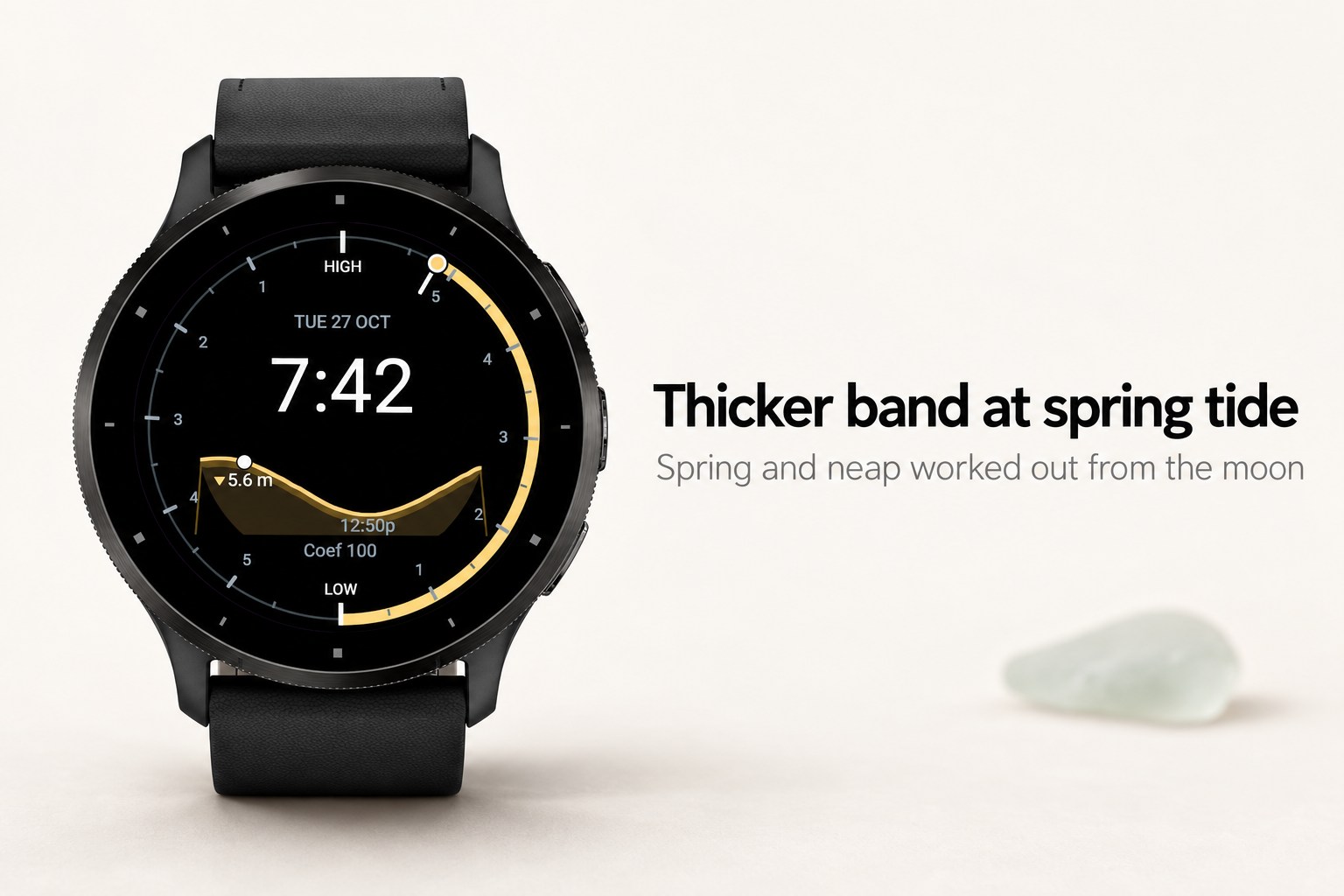 Tidewell - Tide clock watch face · Screenshot 2