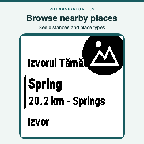 POI Navigator (Online version) · Screenshot 1