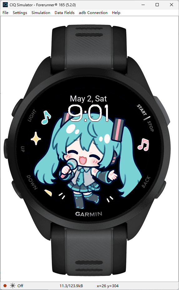 初音未来表盘！MikuWatchFace！ · Screenshot 2