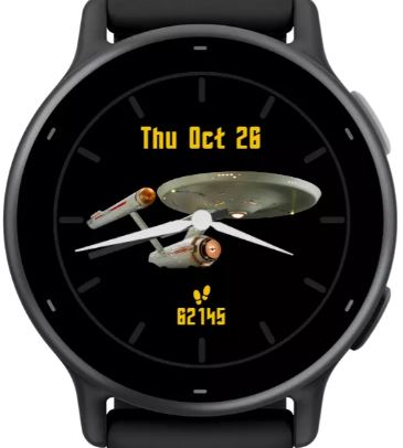 Star Trek Garmin watch face