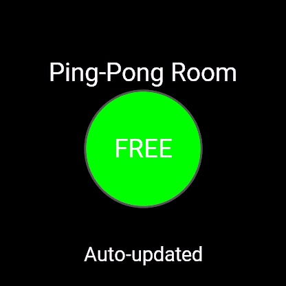 Ping-Pong Room Status · Screenshot 0