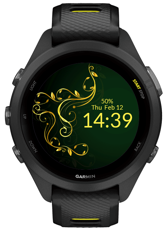 Golden Floral Motifs 5