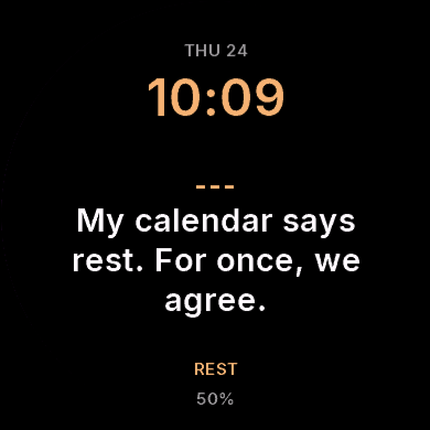 Run Wit Watch Face - Funny Running Quotes · Screenshot 4