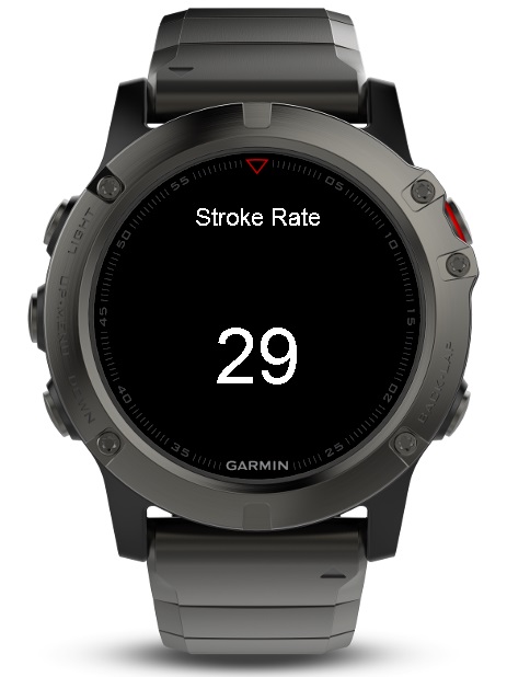 Garmin stroke rate store