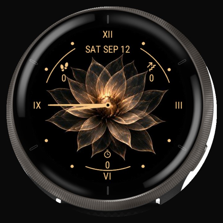 Lotus – Analog Watch Face · Screenshot 1