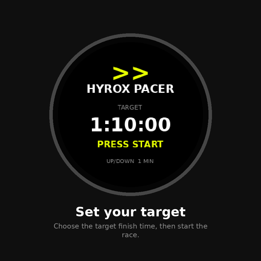 Hyrox Pacer · Screenshot 0