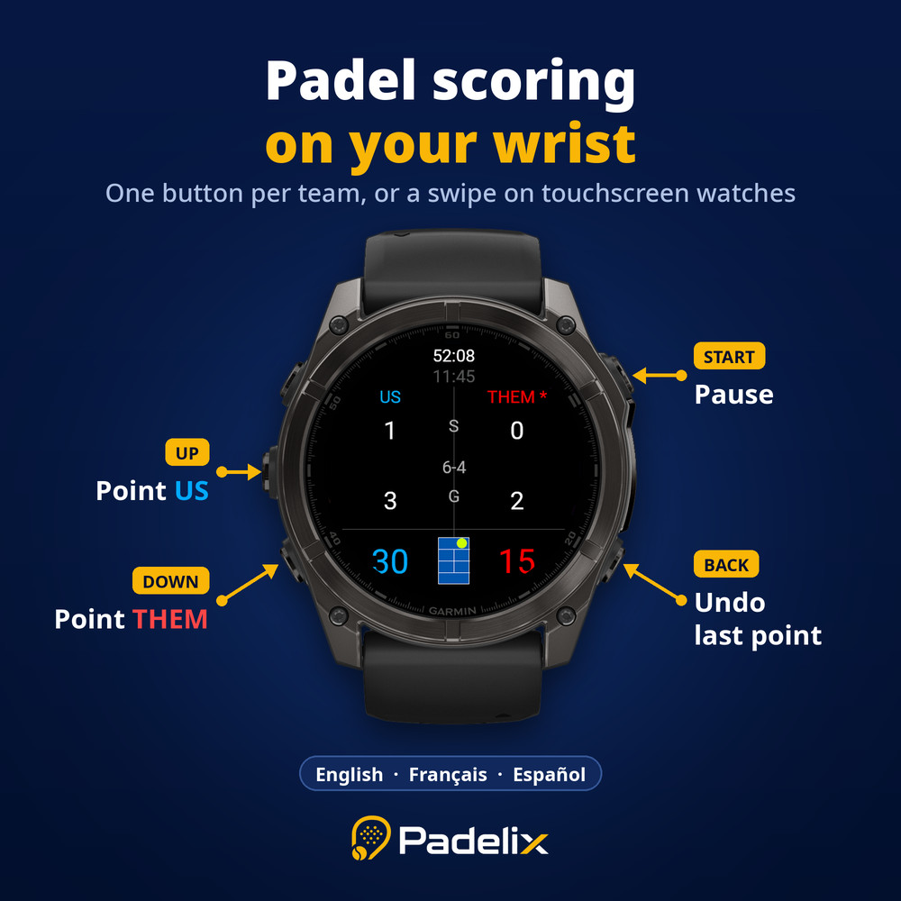 Padelix - Score & Chrono Padel · Screenshot 0