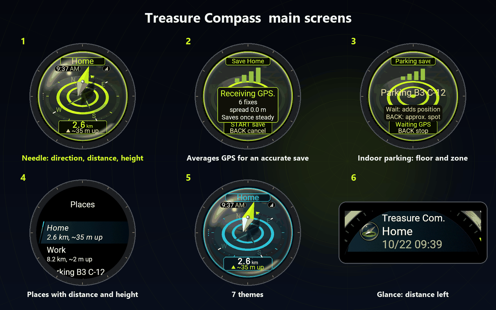 Treasure Compass -3D compass inside a glass marble · Screenshot 0