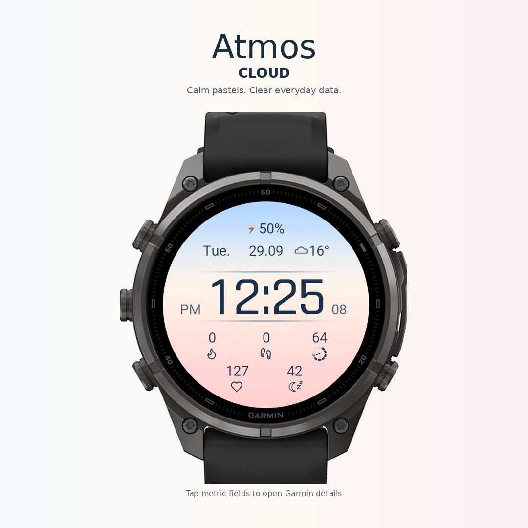 Atmos – Premium Watch Face · Screenshot 1