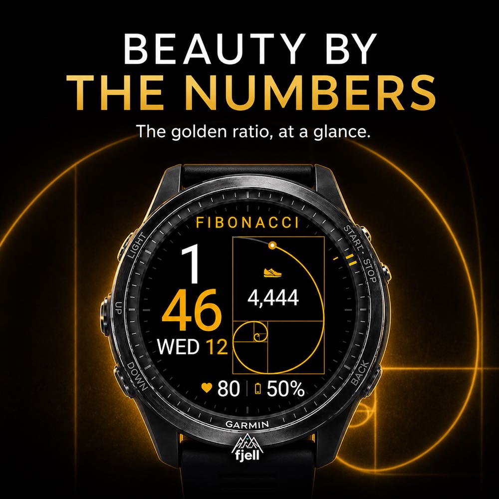 Fibonacci: Golden Ratio Watch Face · Screenshot 0