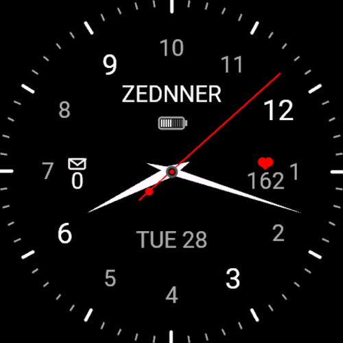 ZEDNNER - Driver Watch Face · Screenshot 0