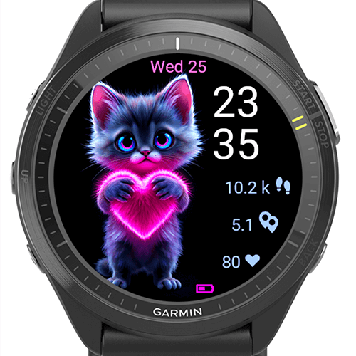Neon Heart Paws G · Screenshot 0