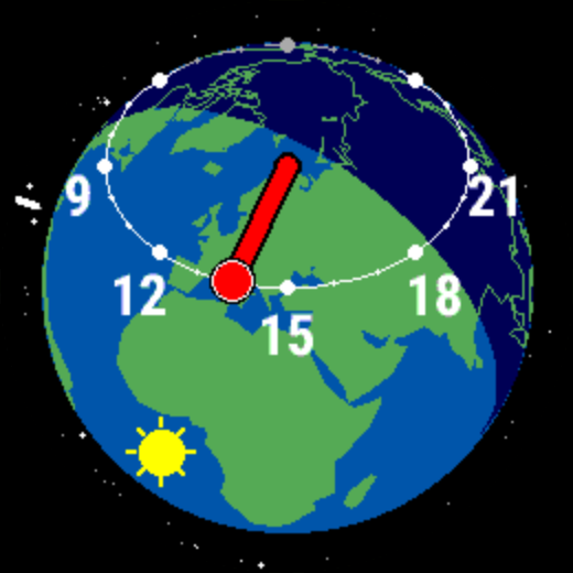 TrueGlobeClock · Screenshot 1