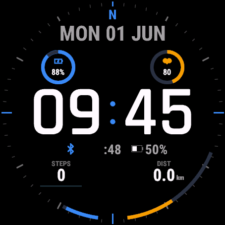 Simpler - Free, Efficient, Simple watch face · Screenshot 0