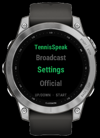 TennisSpeak — Tennis score & live audio broadcast · Screenshot 2