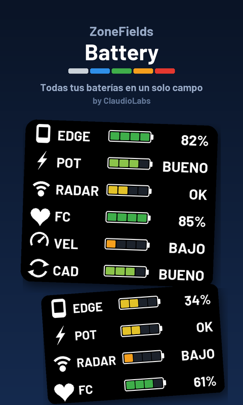 ZoneFields Battery - Sensor Battery Status · Screenshot 0