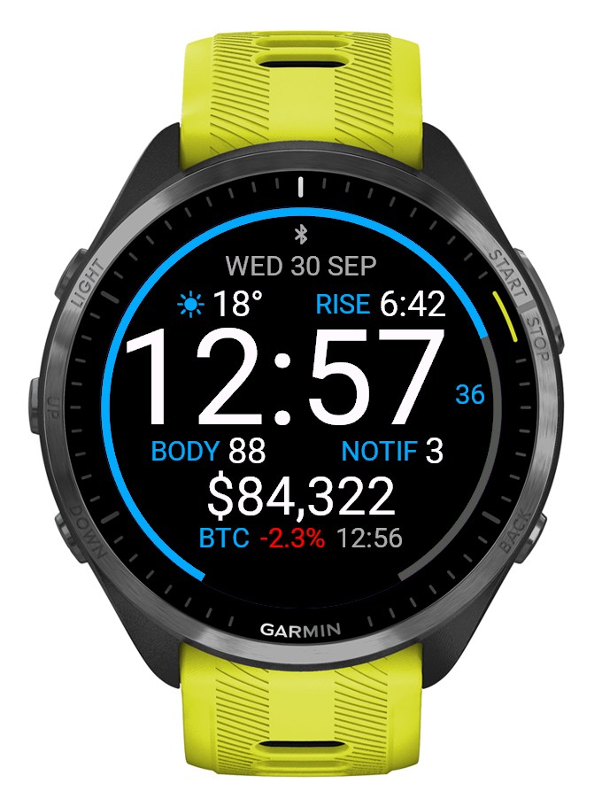 BitcoinLive — Bitcoin Price Watch Face · Screenshot 1