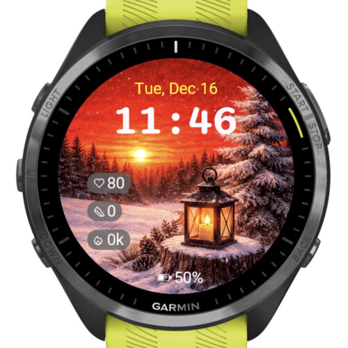Winter Lantern Sunset Glow · Screenshot 1