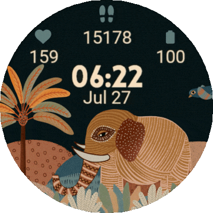 Tribal Elephant Animated · Screenshot 0