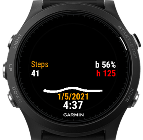 NLF Simple Snowman Watch Face · Screenshot 0
