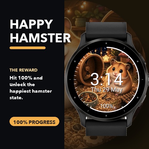 Hammy (Cute Goal Based Virtual Pet Hamster) · Screenshot 1