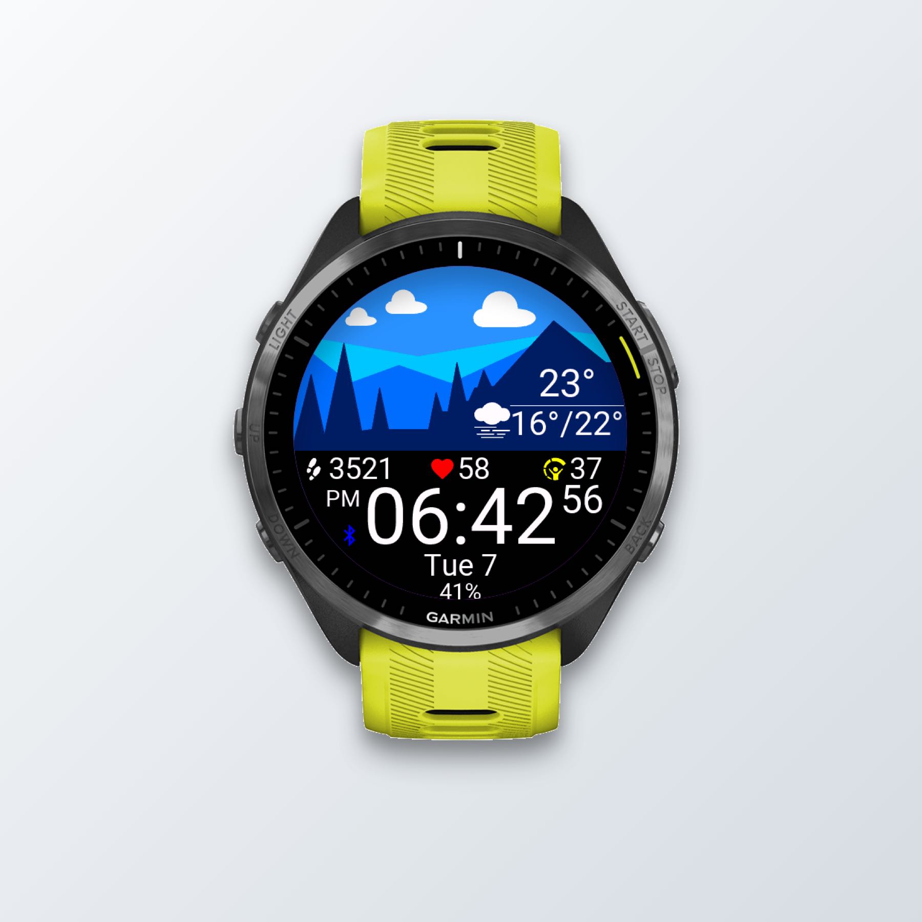 Luminpeak: 优雅意境 AMOLED 表盘 · Screenshot 0