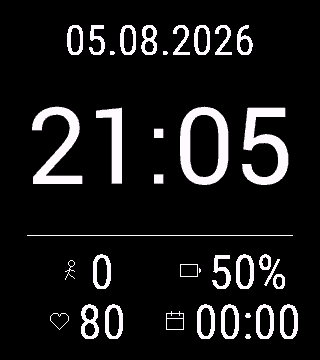 Monosecond Mono Garmin watch face