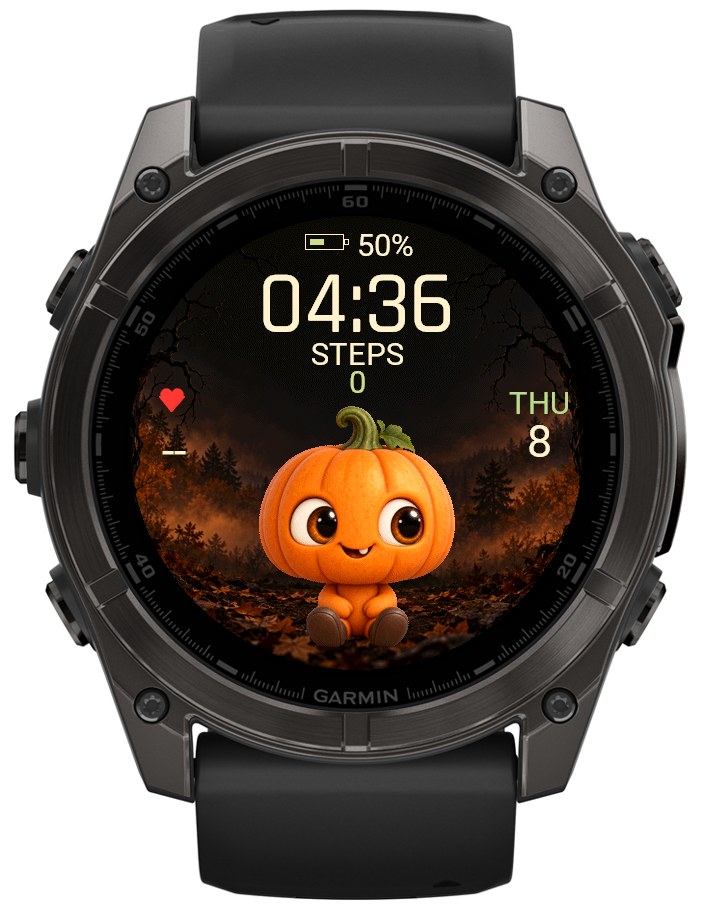 Pumpkin Pal – Animated Halloween Watch Face · Screenshot 3
