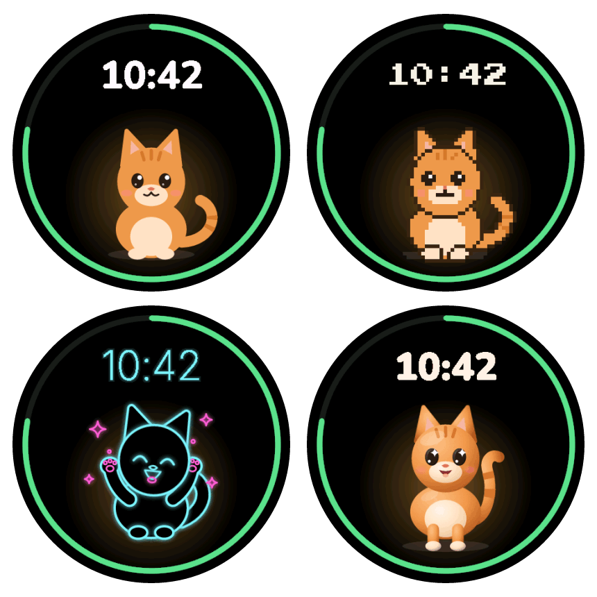 Pawbeat – Living Pet Watch Face · Screenshot 2