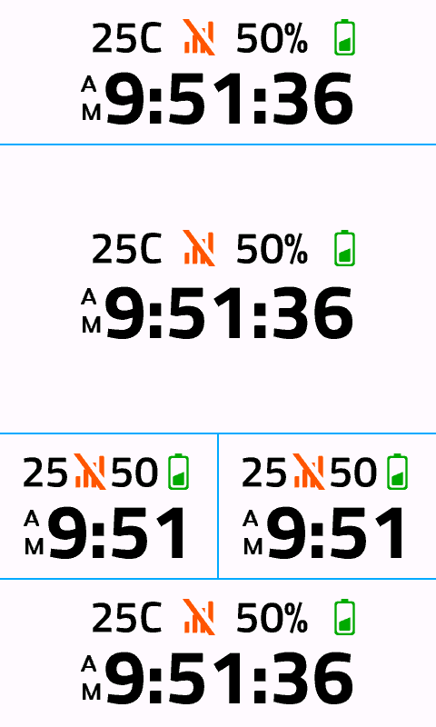 zzTimer (time+temp+batt+gps+solar+mileage) screenshot 1
