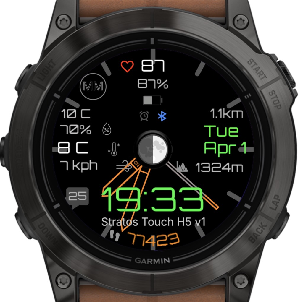 Stratos Touch H5 (Garmin Weather) · Screenshot 2
