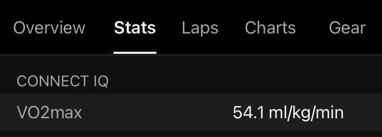 XC Ski VO2max · Screenshot 2