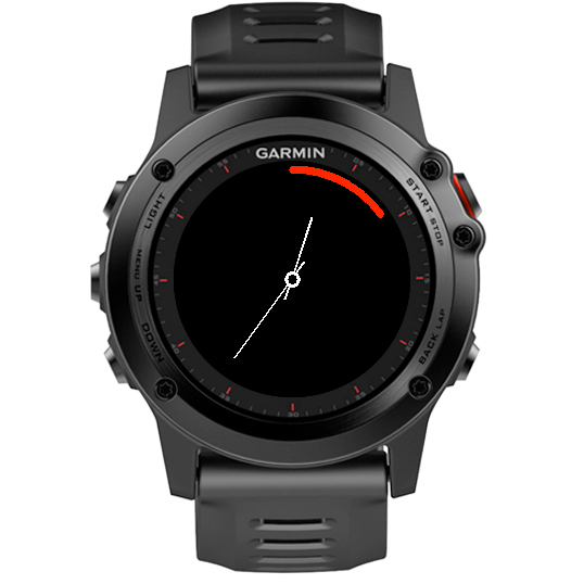 Minimalist Garmin watch face