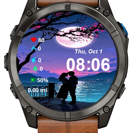 Couple Kissing Under Moonlight · Screenshot 1