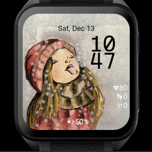 Winter girl · Screenshot 0