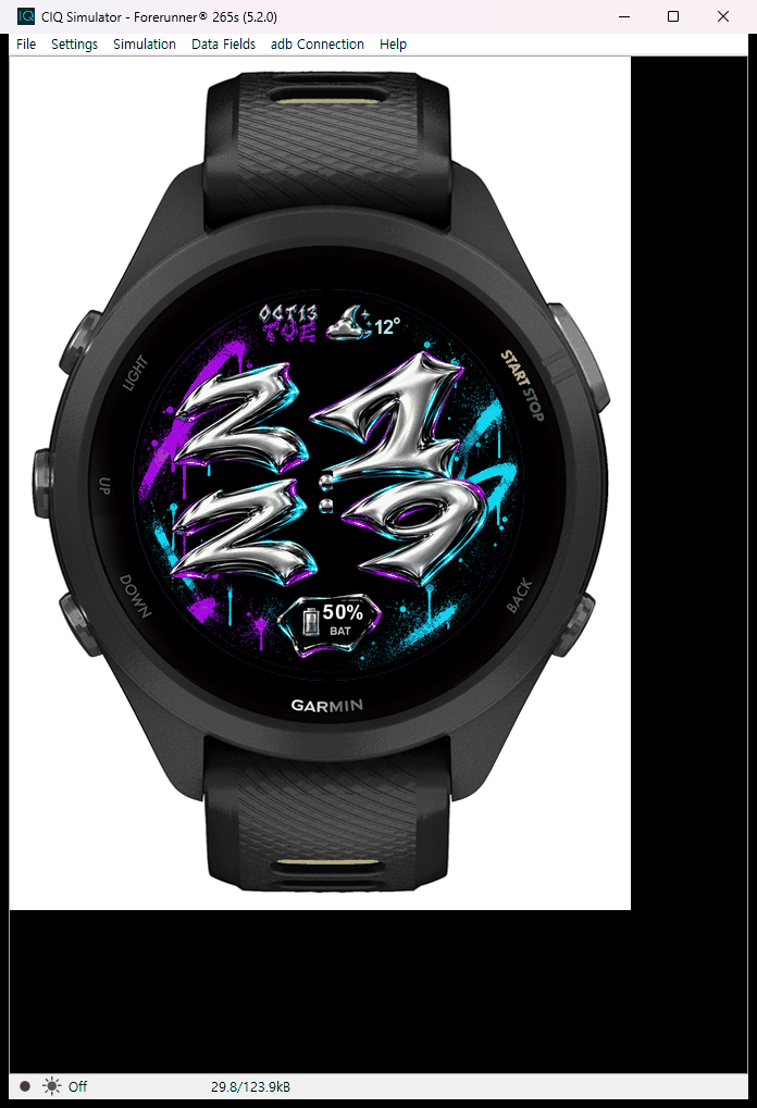 CHROME TAG - Graffiti Watch Face · Screenshot 1