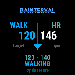 DaInterval Pro – Zone 2 Intervals · Screenshot 1