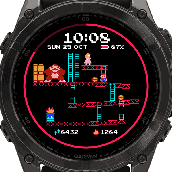 Donkey Kong Classic Nintendo Jumpman Arcade Watch · Snímek obrazovky 0